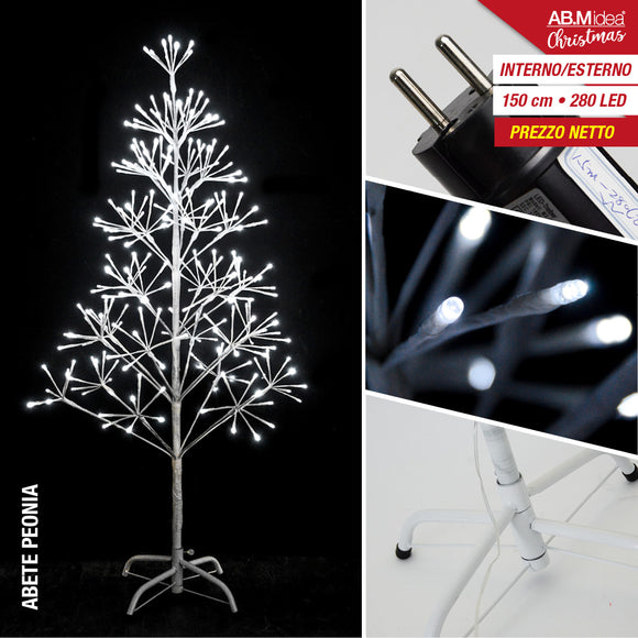 ABETE PEONIA 280 LED CM.150 INT/EST IP44 BIANCO