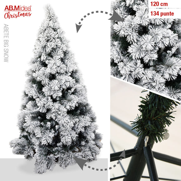 ABETE BIG SNOW CM.120/134 PUNTE BASE METALLO