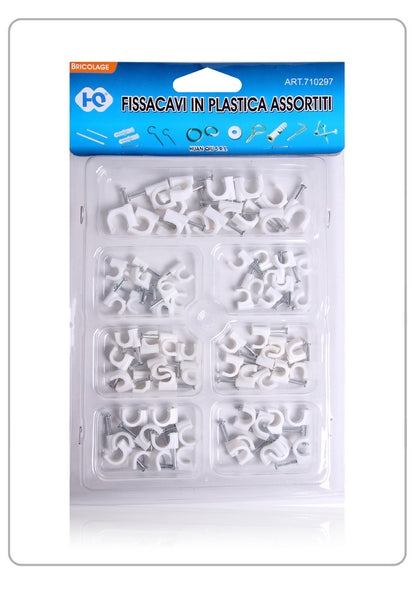 FISSACAVI IN PLASTICA ASSORTITI