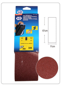 CARTA ABRASIVA PER LEVIGATRICE 100X610MM