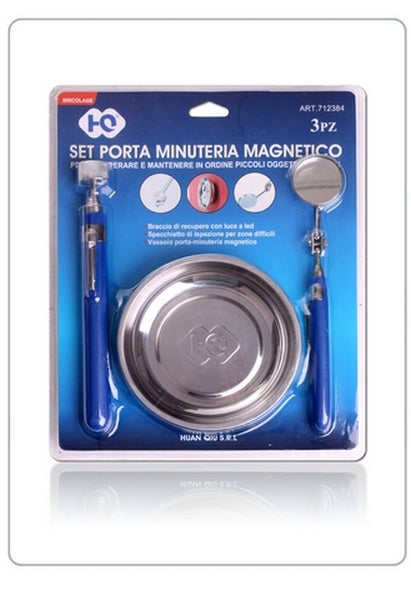 PIATTO MAGNETICO PER MINUTERIA 3PZ