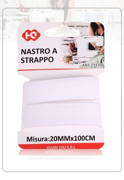 NASTRO A STRAPPO BIANCO 2.0X100CM