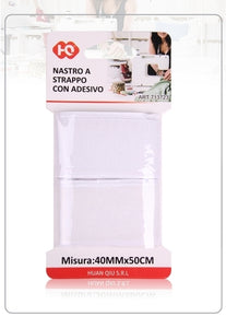 NASTRO A STRAPPO CON ADESIVO BIANCO 4.0X50CM