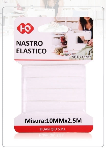 NASTRO ELASTICO  BIANCO 1.0X2.5M