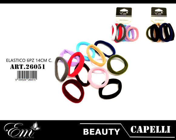 ELASTICO CAPELLI 6PZ