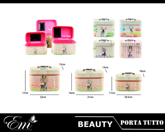 BEAUTY CASE 3PZ CERVO