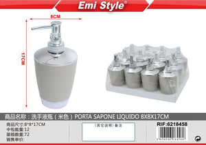 PORTA SAPONE LIQUIDO 8*8*17CM