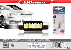 LAMPADINE LED PER AUTO 1PCS 39MM