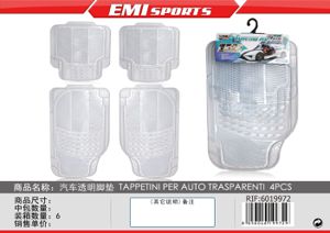 TAPPETINI PER AUTO TRASPARENTI 4PCS