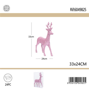 CERVO ROSA 33*24CM