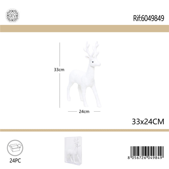 CERVO BIANCO 33*24CM