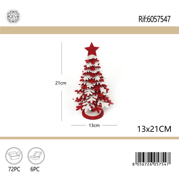 ALBERO NATALE IN FELTRO 13*21CM