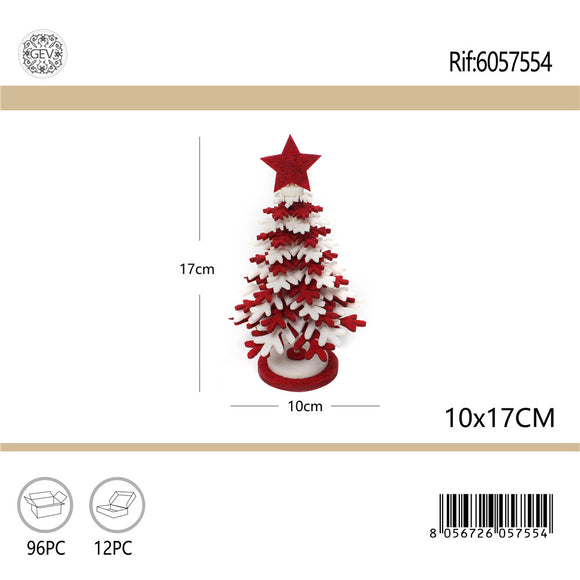 ALBERO NATALE IN FELTRO 10*17CM