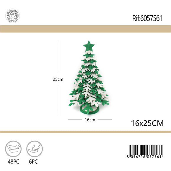 ALBERO NATALE IN FELTRO 16*25CM