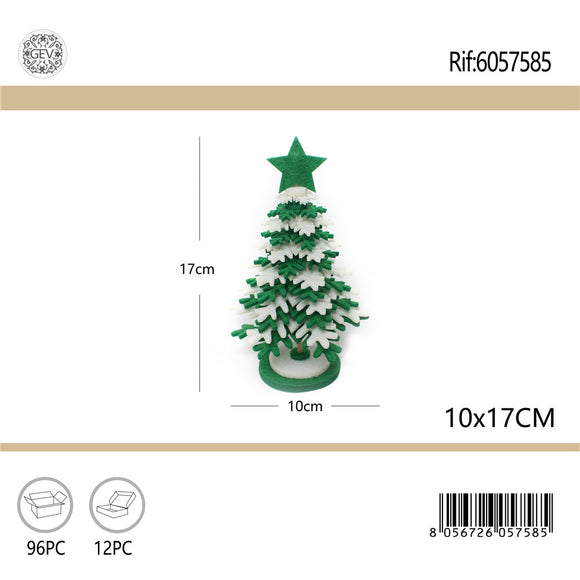 ALBERO NATALE IN FELTRO 10*17CM