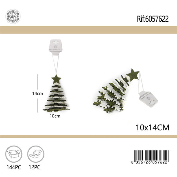 ALBERO NATALE IN FELTRO 10*14CM