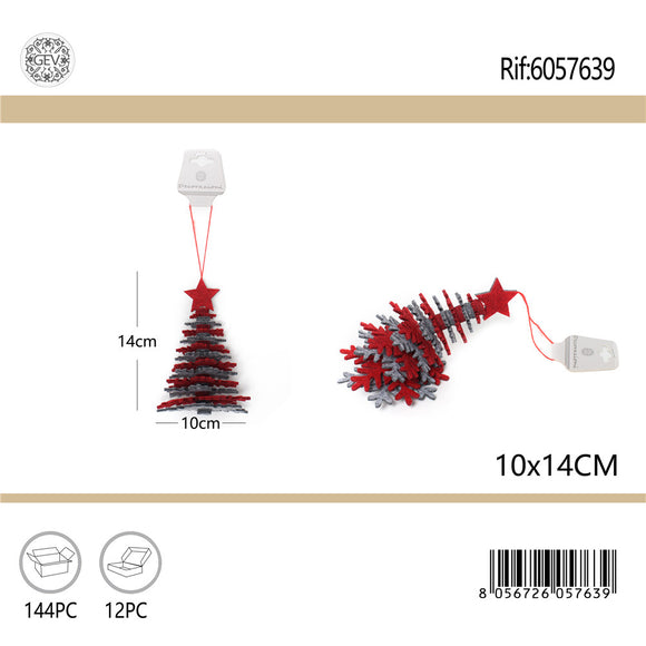 ALBERO NATALE IN FELTRO 10*14CM