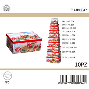 SET SCATOLE REGALO 10PZ