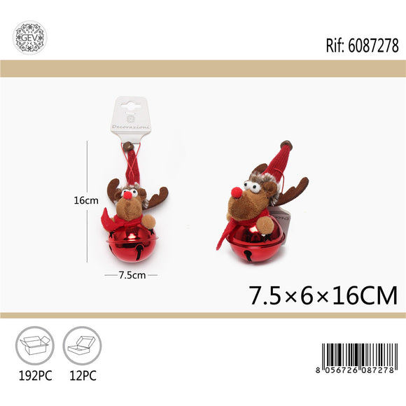 DECORAZIONE NATALIZIE 7.5*6*16CM
