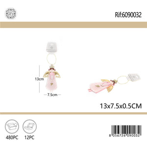 PENDENTE IN LEGNO ANGELA 13*7.5*0.5CM
