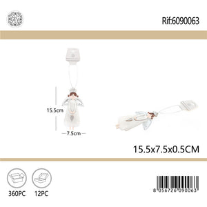 PENDENTE IN LEGNO ANGELA 15.5*7.5*0.5CM