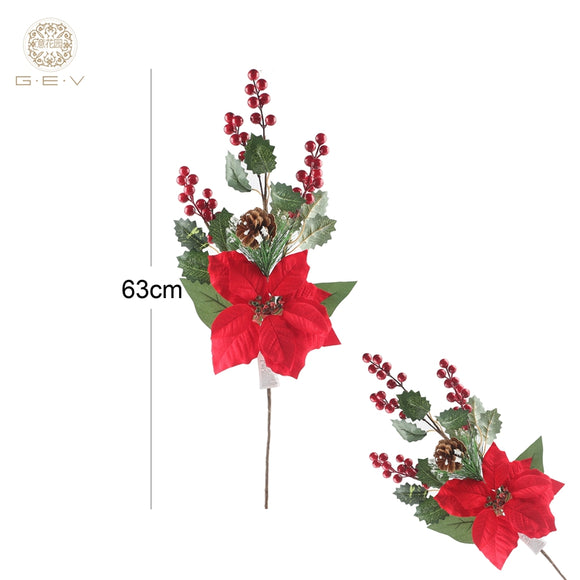 RAMO FIORE NATALIZIE 63CM