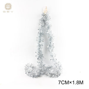 GHIRLANDA DI NATALE 7CM 1.8 ARGENTO