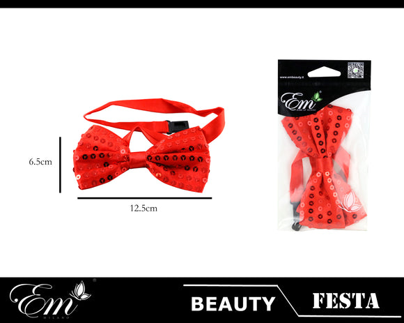 PAPILLON PAILLETTES ROSSO