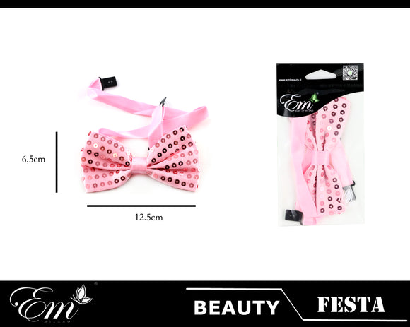 PAPILLON PAILLETTES ROSA