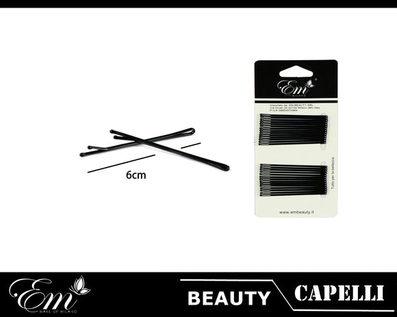 FERMAGLI PER CAPELLI 6cm 26PZ  retta