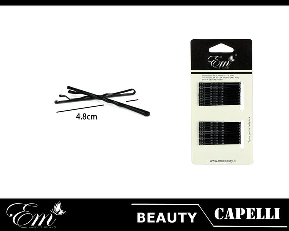 FERMAGLI PER CAPELLI 4,8cm 28pz curva