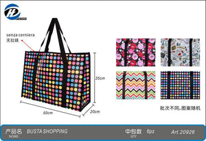 20926 BORSA SHOPPING FANTASY 50*35*20CM