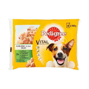 PEDIGREE IN GELATINA CON POLLO 4X100 GR