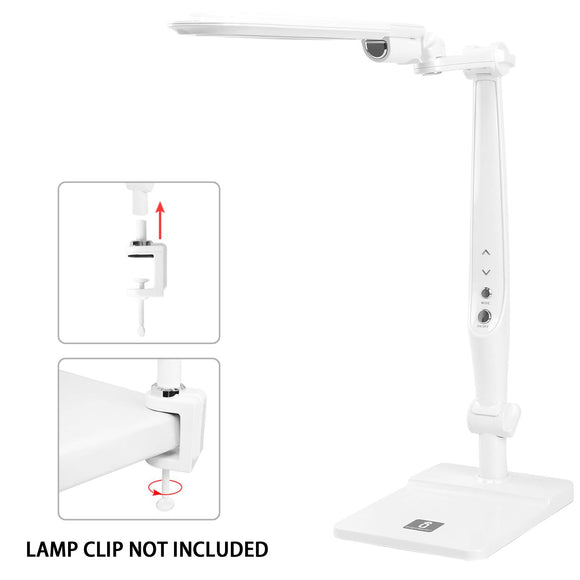 LED TABLE LAMP LIGHT02 WHITE 10W 6000K-3300K(Touch&Dimming)