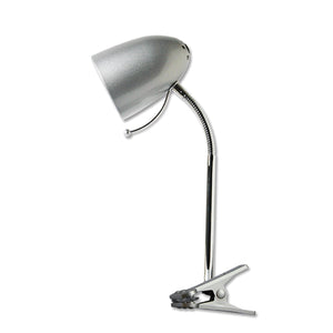 CLAMP LAMP SILVER