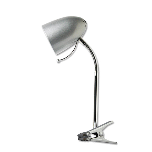 CLAMP LAMP SILVER