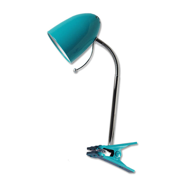 CLAMP LAMP BLUE