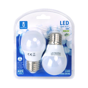 LED A5 G45 BIG ANGLE E27 5W 6400K/DOUBLE