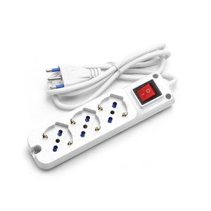 3 fori presa multipla(3WAYS,1.5m,H05VV-F 3G*1.0mm2,Max 2500W)