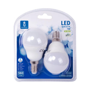 LED A5 G45 BIG ANGLE E14 7W 6400K/DOUBLE