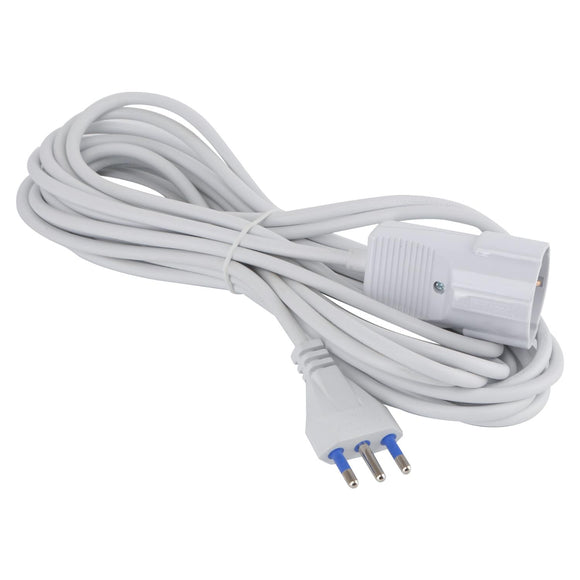 EXTENSION CORD 3G1.0m 7M 16A WHITE ROUND