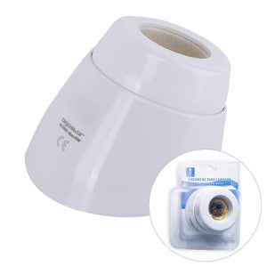 LAMP HOLDER CERAMIC 40W  CROOKED WHITE