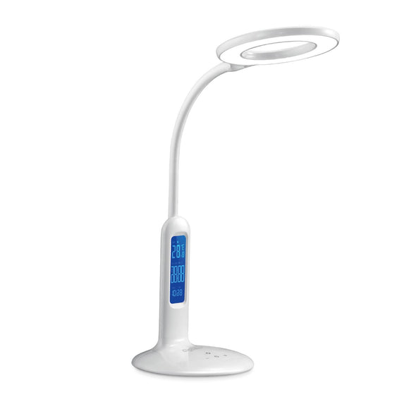 LED TABLE LAMP LIGHT07 WHITE 7W 6500-2700K(Touch&Dimming with calendar function)