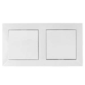 DOUBLE 1 GANG 2 WAY FLUSH-MOUNTED SWITCH