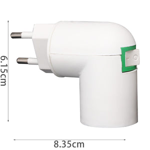 ADAPTOR PP TO E14 WITH SWITCH(Bianco)