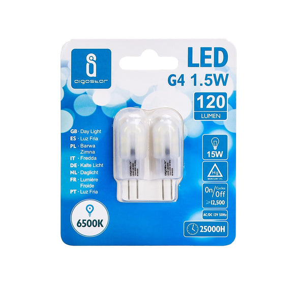 LED G4 (2 pcs)(1.5W,6500K)