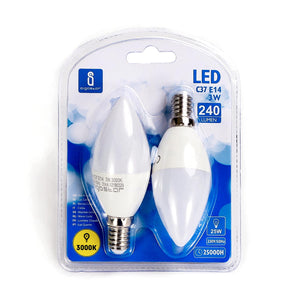 LED A5 C37 E14 3W 3000K/DOUBLE(3W,E14,3000K)
