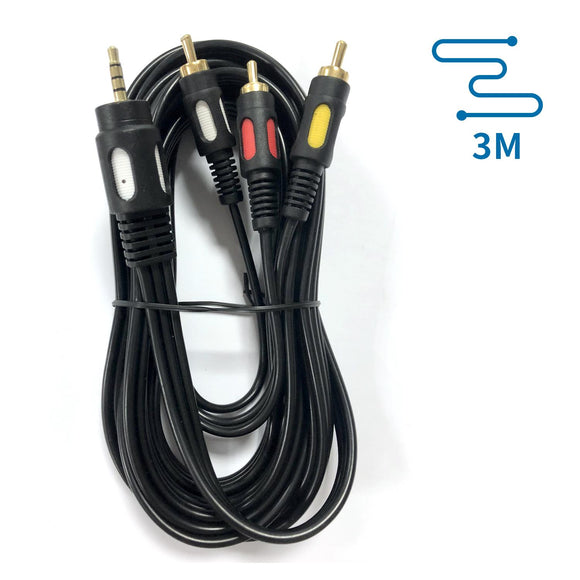 CAVO AUDIO(3M,????3.5?-3RCA,3M)