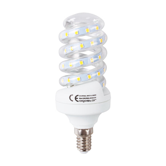 LED B5 SPIRAL 9W E14 6400K
