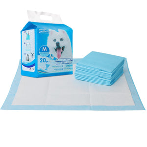 PET PAD L60*W60CM WHITE&BLUE 20PCS/BAG